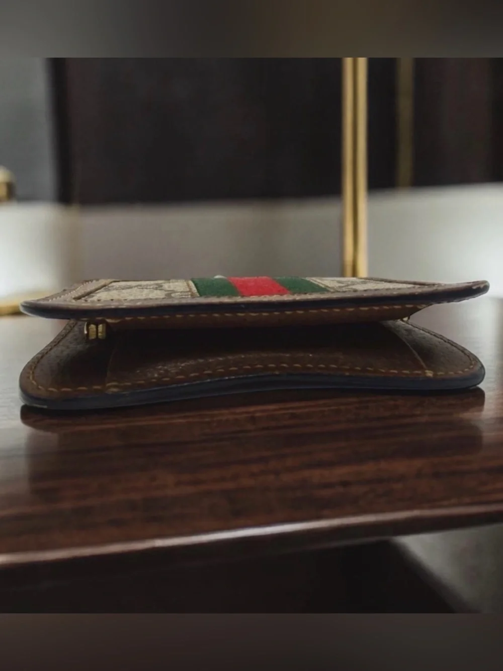 GUCCI Accessory Collection Vintage Sherry Line Kisslock Coin Purse 😍❤️ - Picture 9 of 16